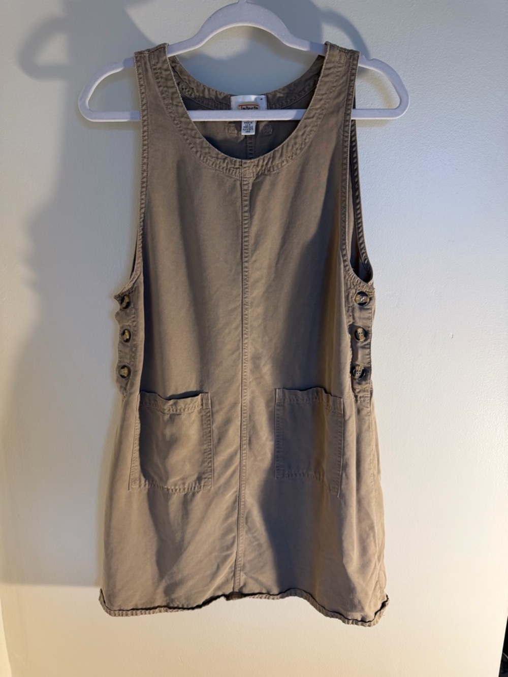 Talbots Petites Tencell Lyocell Tan Dress Small